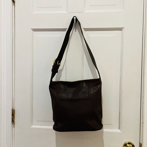 Vintage Coach Erickson Caramel Tan Bag -4169 MADE IN USA - Picture 8 of 16